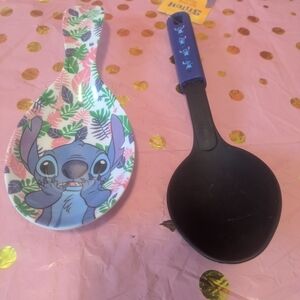 Disney Stitch Blue and Yellow Serving Spoon